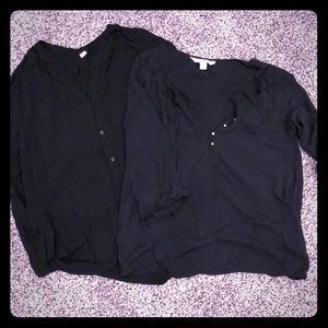 Two Black Blouses